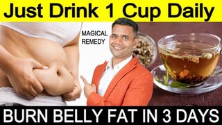 Just Drink 1 Cup Daily | Burn Belly Fat In 3 Days | Magical Home