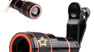 Mobile Lens 8x Zoom Telescope Lens With Adjustable Clip Holder Compatible For All Phones