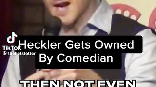 Next Hofstetter has a history of shitting on hecklers