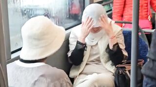 Pocket pickers exposed on a train