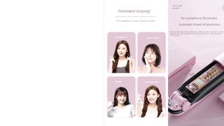 Perfect Hairstyle with the Wireless Hair Straightener