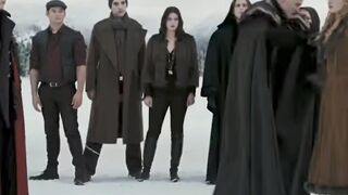 Twilight vampires and wolves