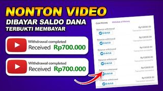 MAKE MONEY ONLINE : Cara Dapat Saldo DANA Gratis dari Nonton VIdeo - Berhasil Withdraw Rp700.000 Aplikasi Penghasil Uang.