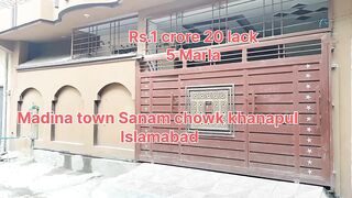 5 Marla House For sale in Madina Town near Faizabad Blue area Islamabad