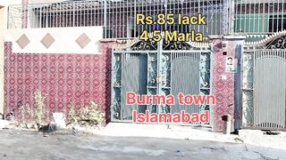 House for sale in Burma Town islamabad In very Good location 5 mint drive from D Chowak