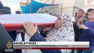 War on Gaza: Palestinians mourn loved ones killed in Israeli attacks on Rafah