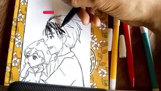BOBOIBOY AND FATHER DRAWING