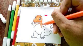 CHARAMENDER POKEMON FIRE DRAWING