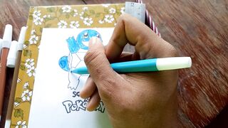 SQUITLY POKEMON WATER DRAWING