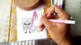SPONGEBOB AND PATRIK DRAWING FREAND