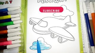 AIRCRAFT CHILD DRAW HAPPY