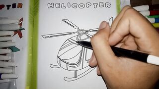 HALICOPTER FLY DRAWING CHILD FUN