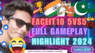 Funny Faceit Level 10 Full Game Highlight | 5 VS 5 Faceit Live Stream Highlight