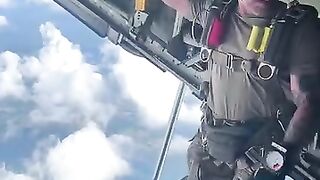 Dropping from C-130/para trooper/ of duty/Flying man/Air defenders/commando