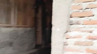 the atmosphere during the day in my village in my simple house