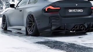 A black BMW