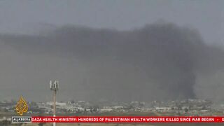 Intense Israeli bombardment in Jabalia and Beit Hanoon