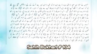 Sahih Bukhari # 104