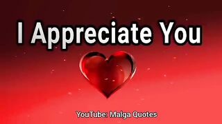 Appreciate