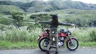 阿蘇で初対面の人が「キックさせて…」九州バイク旅③ 日本を愉しむ旅  Ep.13
