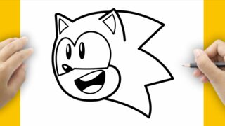 HOW TO DRAW SUPER SONIC - EASY STEP BY STEP TUTORIAL