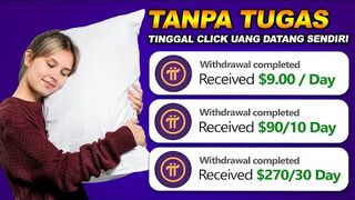 MAKE MONEY ONLINE : Dibayar Tiap Hari Tinggal  Uang Datang Sendiri - Cara Dapat Uang di Internet Mining Pi Network.