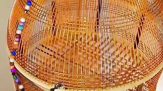 Golden color cage