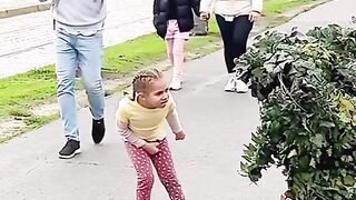 A person who amuses everyone in disguise on the street