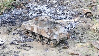 M4 Sherman Restoration Abandoned US Tank
