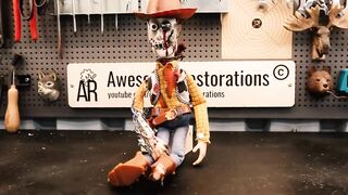 Restoration of WOODY from Toy Story - CRAZY Zombie edition