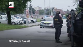 Slovak prime minister shooting accused brought to court for hearing.