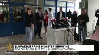Slovakian prime minister shooting_ Fico conscious but still in serious condition.