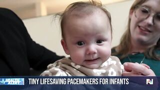 World's smallest pacemaker gives new hope to babies with heart defects.