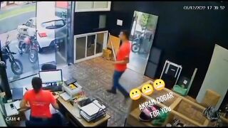 A Boy Saving The Car...