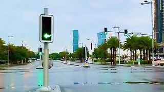 Rainy day in Qatar Please follow my channel and view all my videos and support me
