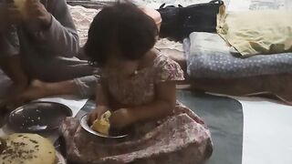 Mom make Cake at home