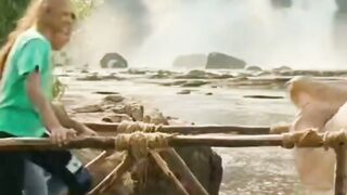 Hot girls climb