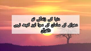 دنيا کی زندگی تو دھوکے کے سامان کے سوا اور کچھ