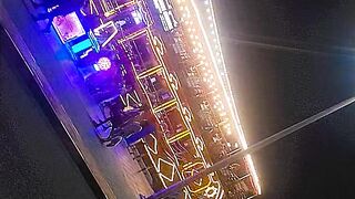 Night cruise ship in Dubai