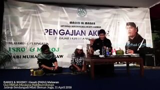 PENGAJIAN LUCU GUS MIFTAH BERSAMA RABIES DAN WISKEY I JOGETAN ASIK RABIES SAAT DI LANTUNKAN MUSIK