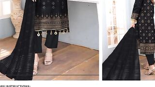 How to products review Markaz app all category Fabric: Lawn •  Pattern: Embroidered •  Shirt Front -