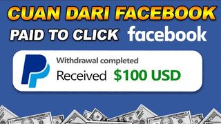 MAKE MONEY ONLINE : Dibayar Paypal $100 USD - Cara Dapat Uang dari Internet Dibayar Per  Menggunakan Facebook.