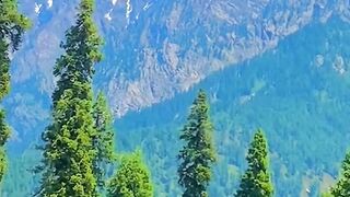 Kashmir Stunning Mountain and Village Landscape #kashmir #kashmirvalley