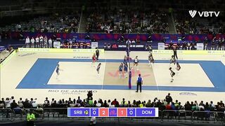Serbia vs Dominican Republic _ Women's VNL 2024