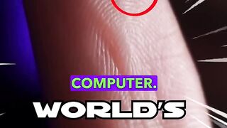 World’s smallest computer #unknownfacts #tech #shorts
