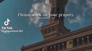 Work on your prayer
