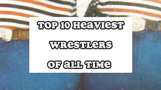 Top 10 Heaviest Wrestlers Of All Time )#shorts #wwe #wweshorts #youtubeshorts #yokozuna
