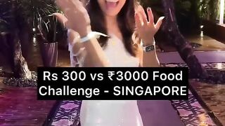 Cheapest V_S Most Expensive Restaurant In Singapore ???????? _ So Saute #shorts