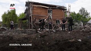 Ukrainians in Kharkiv recount the moments when Russian airstrikes hit.