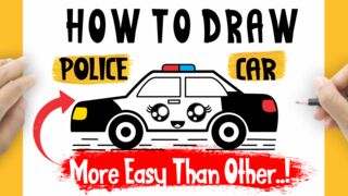 HOW TO DRAW CUTE POLICE CARE EASY